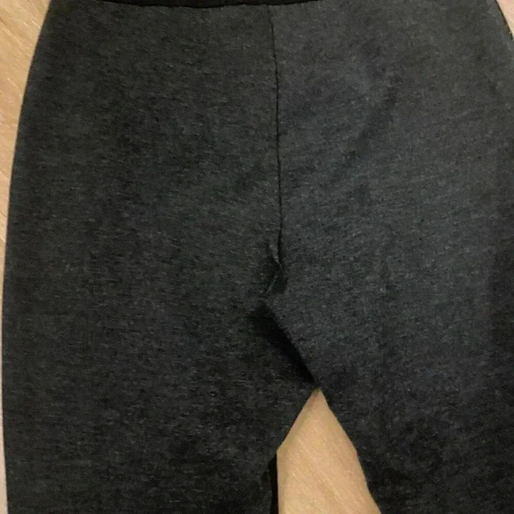 ELIE TAHARI SPORT Charcoal Gray/Black Legging Pants Size M Athlesiure Work Comfy - Picture 6 of 10